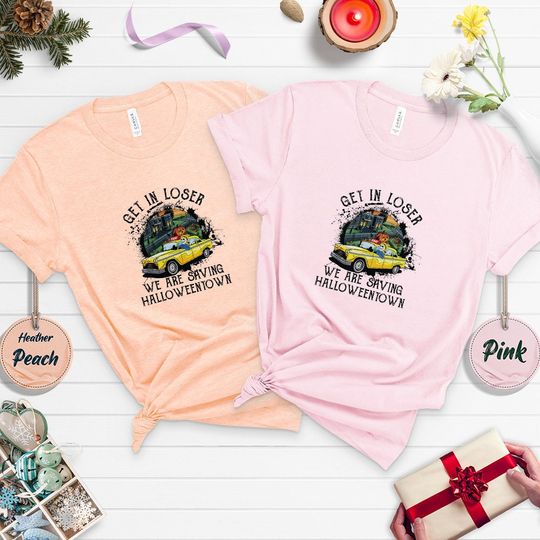 Discover Get in Loser, Driver Shirt, Funny Dad Shirt, Gift For Dad, Halloweentown Fan Apparel, Halloween Dad Tee, Dad Halloween Joke