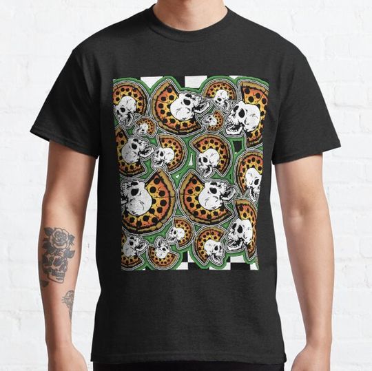 Discover pizza brain T-shirts