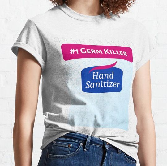 Discover Hand Sanitizer Label T-shirts
