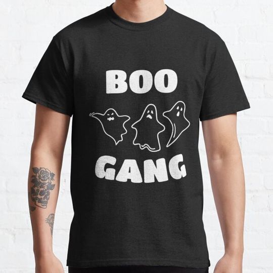 Discover Funny Halloween Boo Gang Funny Ghosts Halloween T-shirts