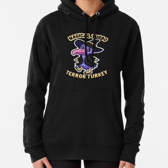 Discover Magical Turbo Terror Turkey - Funny Cassowary Halloween Pun Hoodies