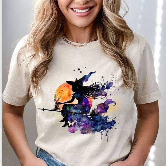 Discover Colorful Witch Shirt