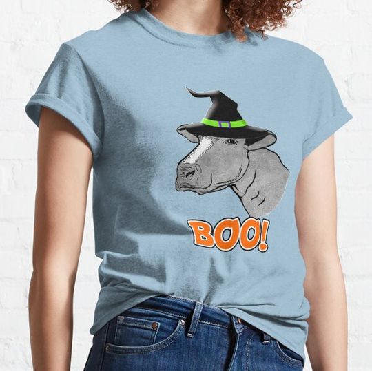 Discover Halloween Boo Heifer Cow Lover T-shirts