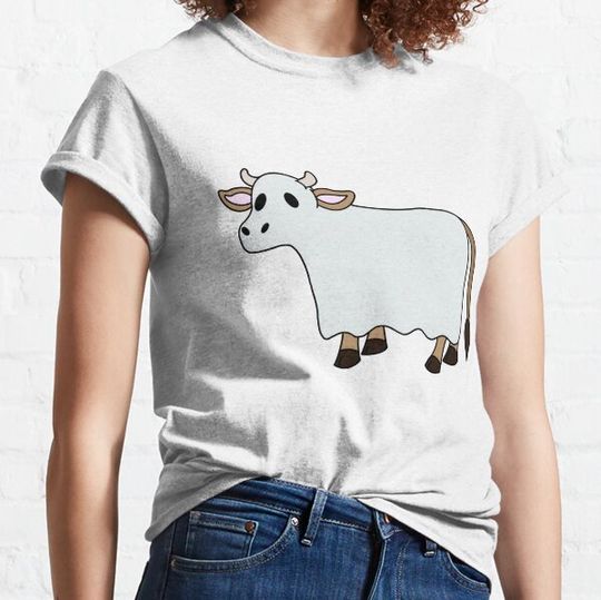Discover Halloween Cow Sheet Ghost T-shirts
