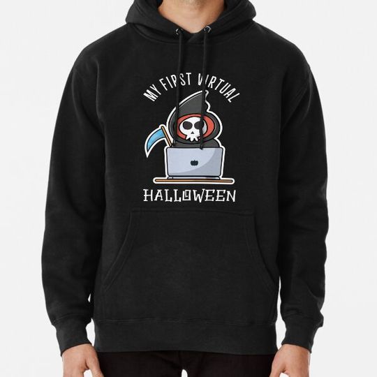Discover My First Virtual Halloween Hoodies