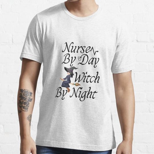 Discover Nurse By Day Witch By Night-Halloween Gift for Nurse-Funny Nurse Halloween Shirt T-shirts