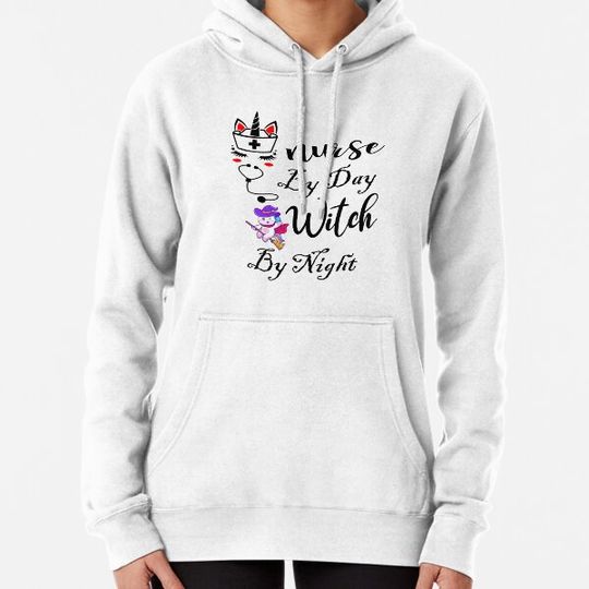 Discover Nurse By Day Witch By Night-Halloween Gift for Nurse-Funny Nurse Halloween Shirt Hoodies