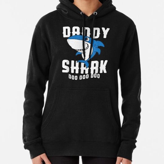 Discover Daddy Shark Father Grandpa Halloween Christmas Hoodies