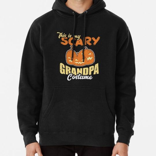 Discover This Is My Scary Grandpa Costume Grandad Halloween Hoodies
