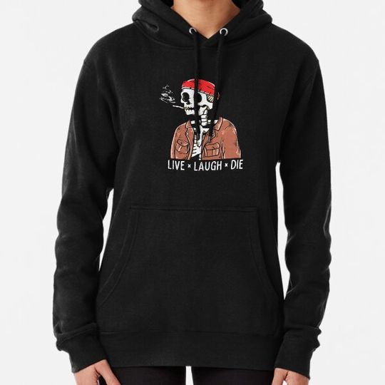 Discover Live Laugh Die Skeleton, Funny, Halloween, Spooky, Fall, Halloween Grandpa, Halloween Hoodies