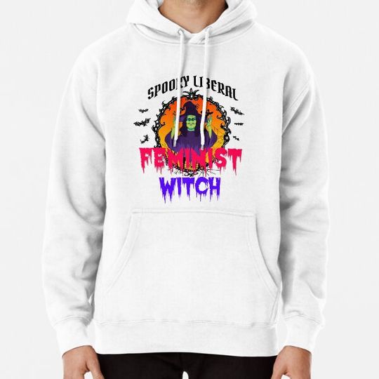 Discover Spooky Liberal Feminist Witch Hoodies
