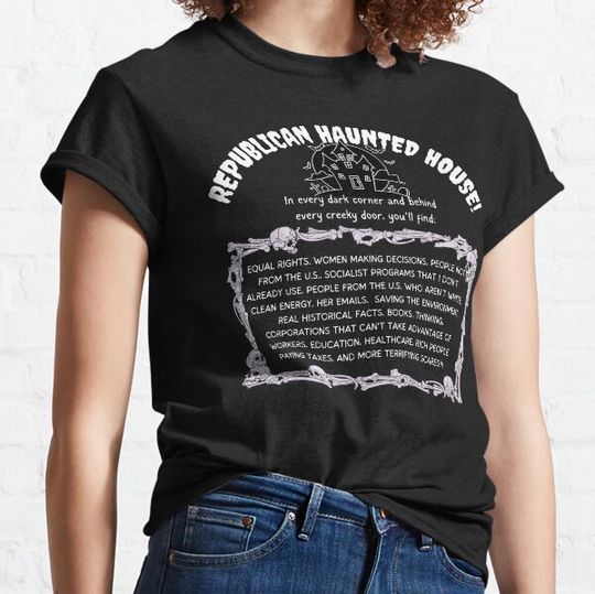 Discover Haunted House for Republicans - Political Halloween T-shirts