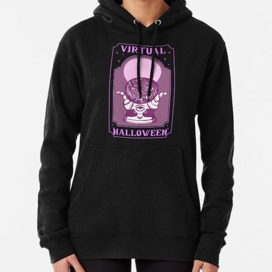 Discover my first virtual halloween witch tarot card Hoodies