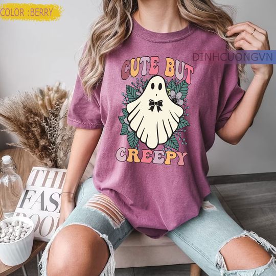 Discover Cute But Creepy Ghost Halloween Shirt