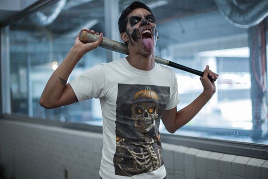 Discover Funny Unisex Jersey for Halloween/cute Halloween t-shirt/t-shirt to cause fear/Halloween wonderful time of year for fun