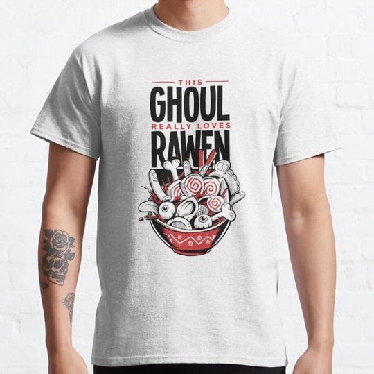 Discover This ghoul really loves ramen T-shirts