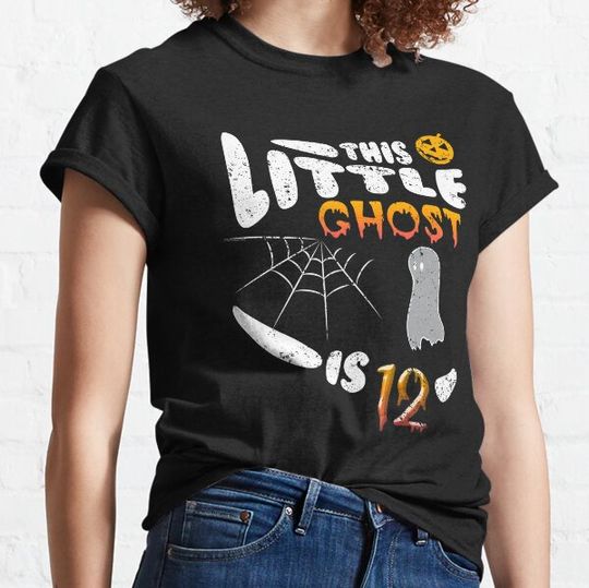 Discover Ghost 12th Halloween Birthday Ghost T Shirt T-shirts