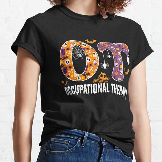 Discover OT Occupational Therapy Therapist Halloween OTA spooky T-shirts