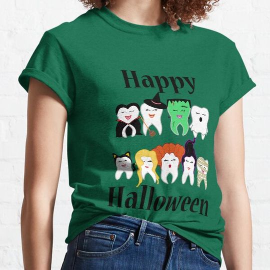 Discover Happy Halloween Teeth T-shirts