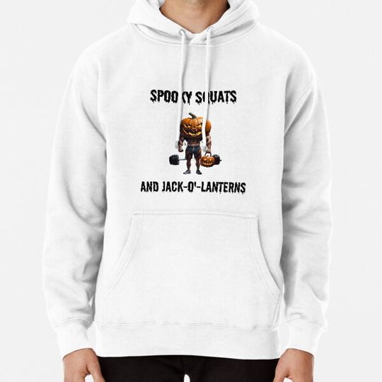 Discover Halloween Jack o lantern monster Gym Hoodies
