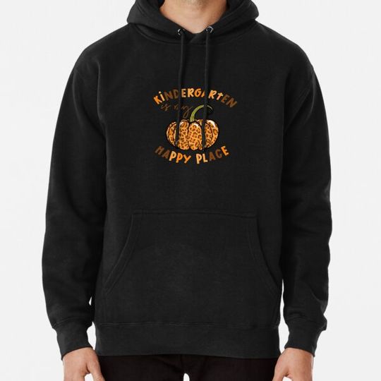 Discover Fall Kindergarten teacher leopard Pumpkin Hoodies