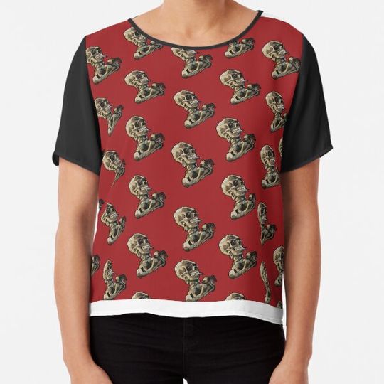 Discover Van Gogh Skeleton re-created Hand Embroidered design 2 T-shirts