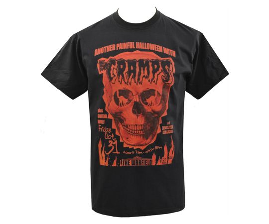 Discover The Cramps Mens Psychobilly T-Shirt Halloween Gig Skull Garage Punk