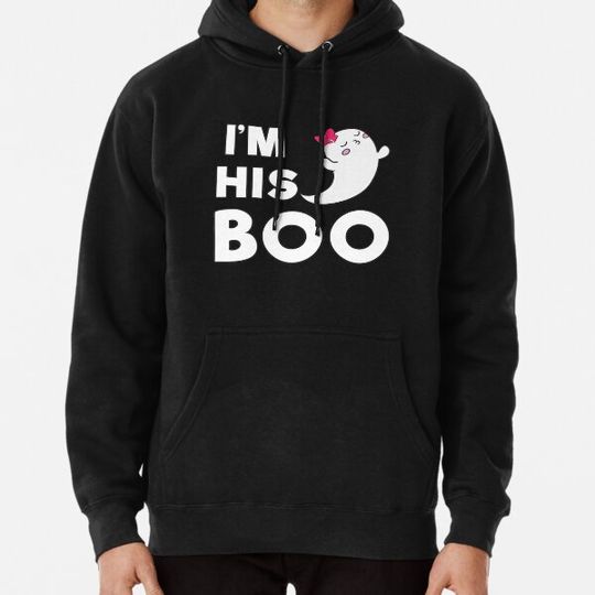 Discover I'm His Boo Tshirt Halloween Ghost Couples Matching Shirt Hoodies