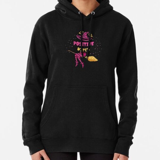 Discover Im The Positive Witch Halloween Matching Hoodies