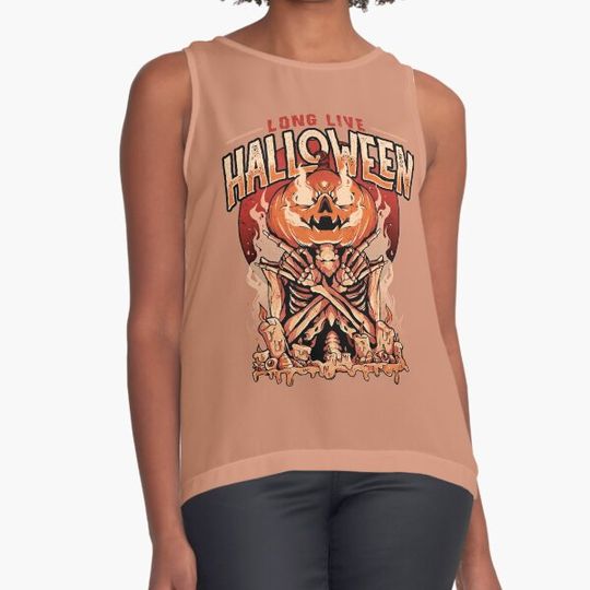 Discover Long Live Halloween - Evil Pumpkin Skull Gift T-shirts