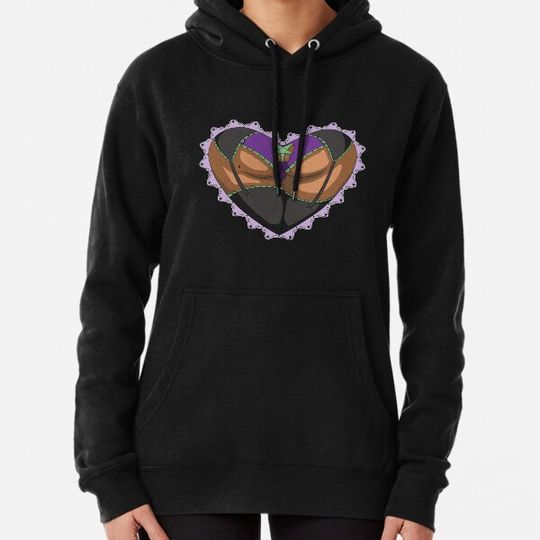 Discover Sexy Halloween heart booty witch Hoodies