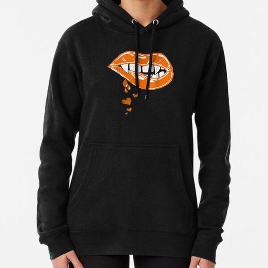 Discover Sexy Vampire Lips Sexy Halloween Vampire Bite Fangs Hoodies