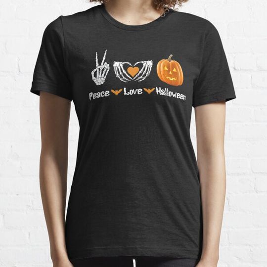 Discover Peace Love Halloween Funny T-shirts