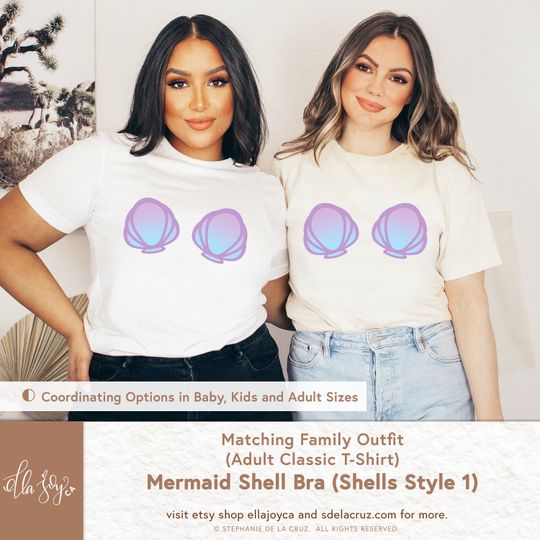 Discover Mermaid Matching Family T-Shirt for Halloween
