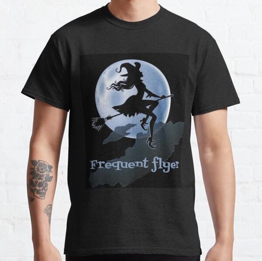 Discover Frequent flyer witch T-shirts