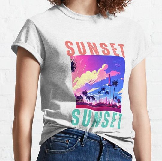 Discover sun set T-shirts