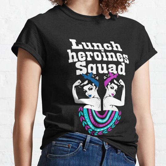 Discover Funny Peace Loves Lunch Lady Love food cooking rainbow T-shirts