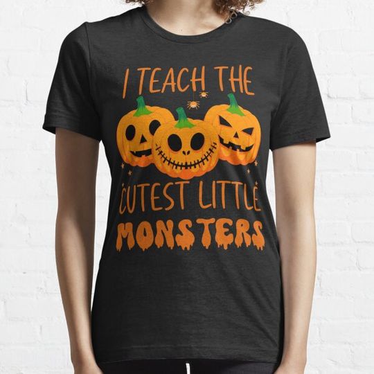 Discover Halloween Shirt For Teachers Funny I Teach The Cutest Little Monsters T-shirts