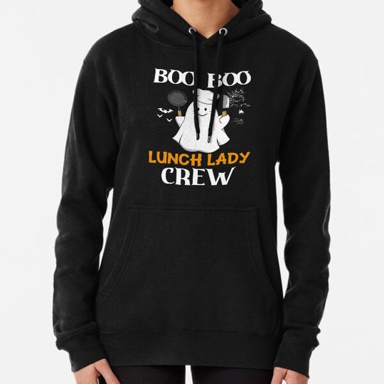Discover Halloween Ghost Chef Boo Boo Lunch Lady Crew T-Shirt Hoodies