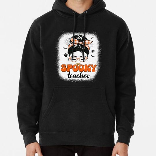 Discover Spooky Teacher Back To School Funny Halloween Teacher T-shirt Hoodies