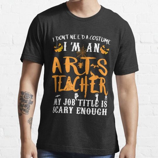 Discover Art Teacher Halloween Funny Costume T-shirts