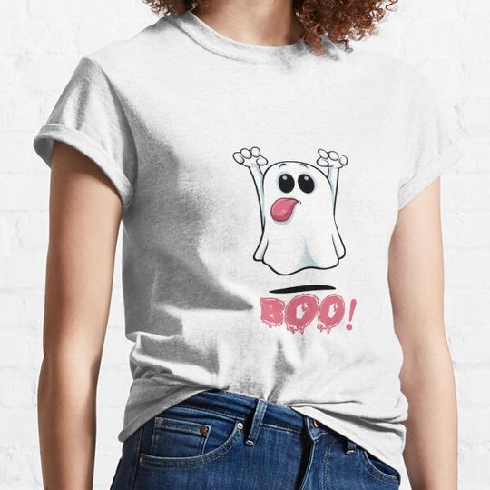 Discover BOO! Cute Ghost T-shirt T-shirts