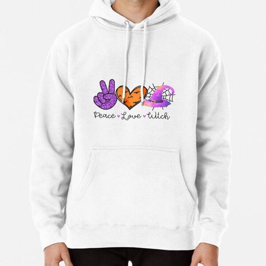 Discover Peace love witch Hoodies