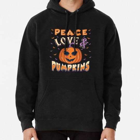 Discover Peace Love and Pumpkins Hoodies