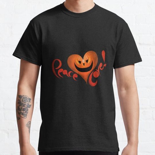 Discover peace love and pumpkin T-shirts