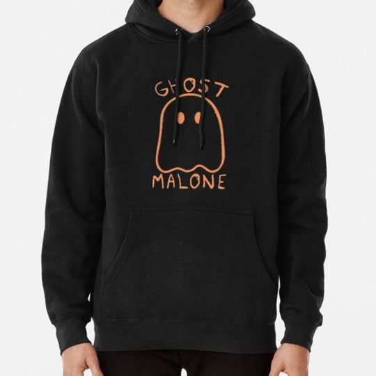 Discover Ghost Malone Cute Ghost Halloween Hoodie