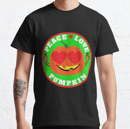 Discover Peace Love Pumpkin T-shirts