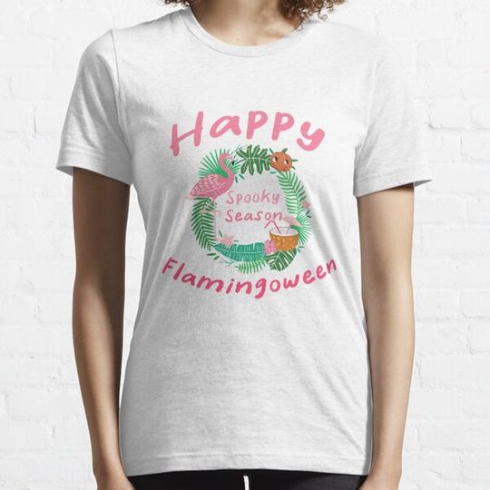 Discover Happy Flamingoween T-shirts