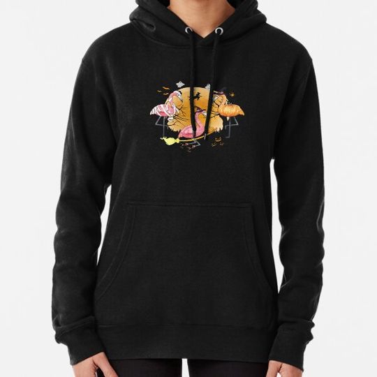 Discover Flamingo Lover Funny Pumpkin Halloween Party Hoodies
