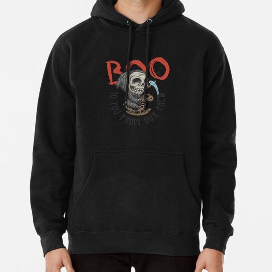 Discover Death With A Scythe On A Rocking Horse - Boo To Hoodies